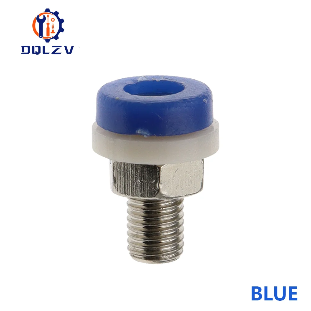 Messing 2 mm Bananenbuchse für Bananenstecker, Teststecker, isolierte Buchse, kleiner Anschluss, reines Kupfer, Rot, Schwarz, Blau