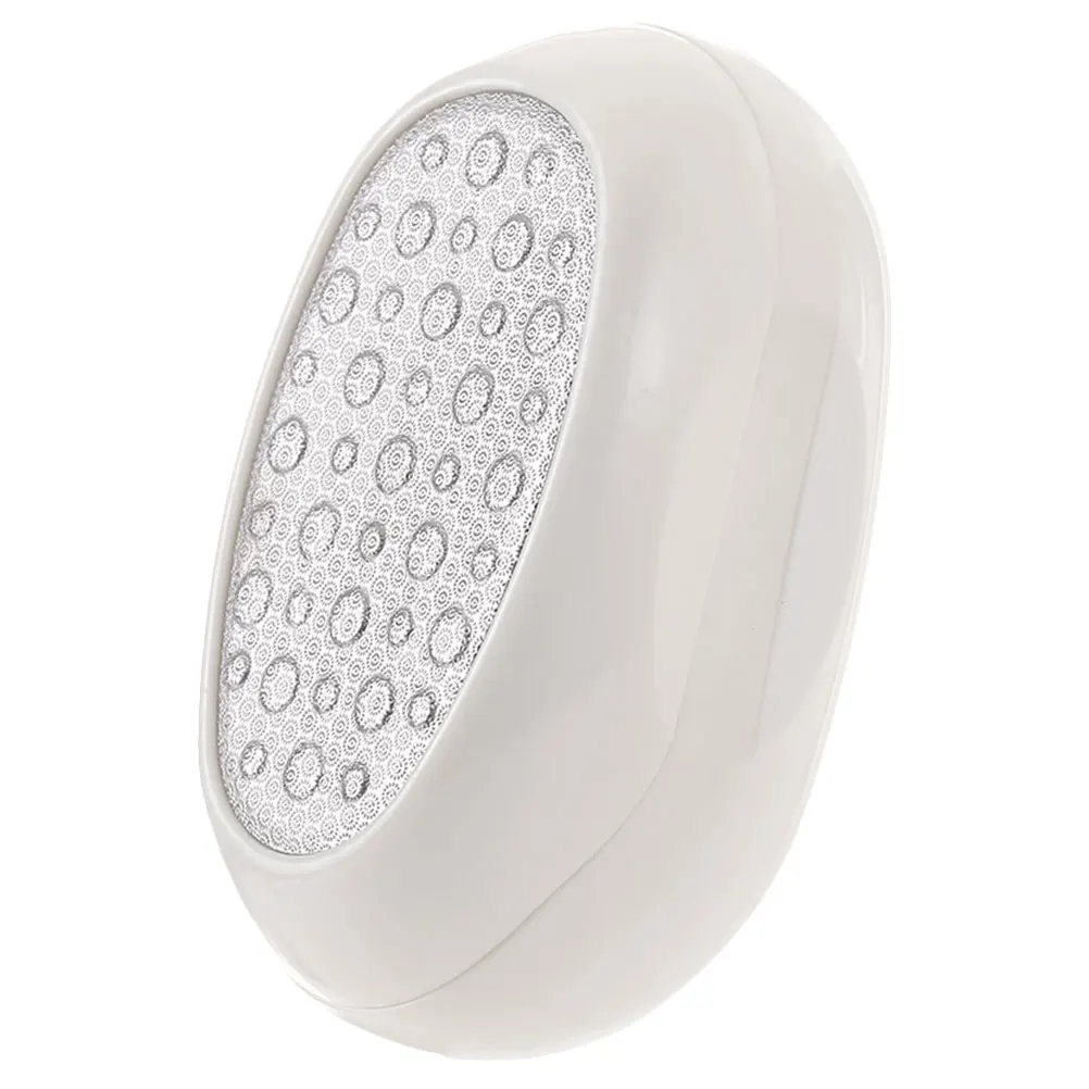 

1pc Foot File Tool White Handheld Pedicure Exfoliator For Dead Skin Callus Remover Smooth Foot Care Durable Ergonomic Design