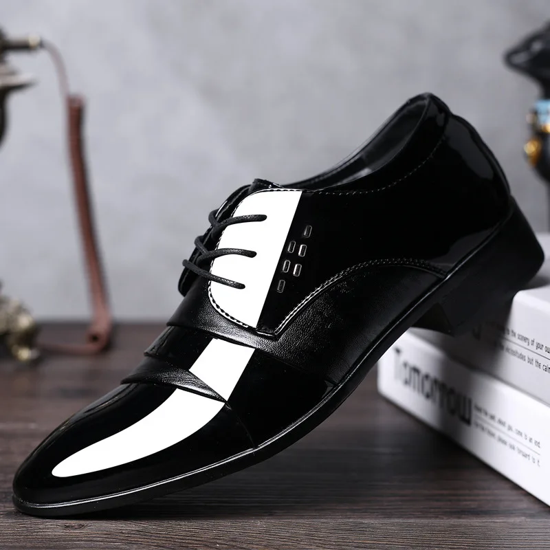 Men Shoe Pointed Leather Shoes for Men Business Attire Original Men Dress Shoes Designer Shoe Wedding Shoe Zapatos Para Hombres