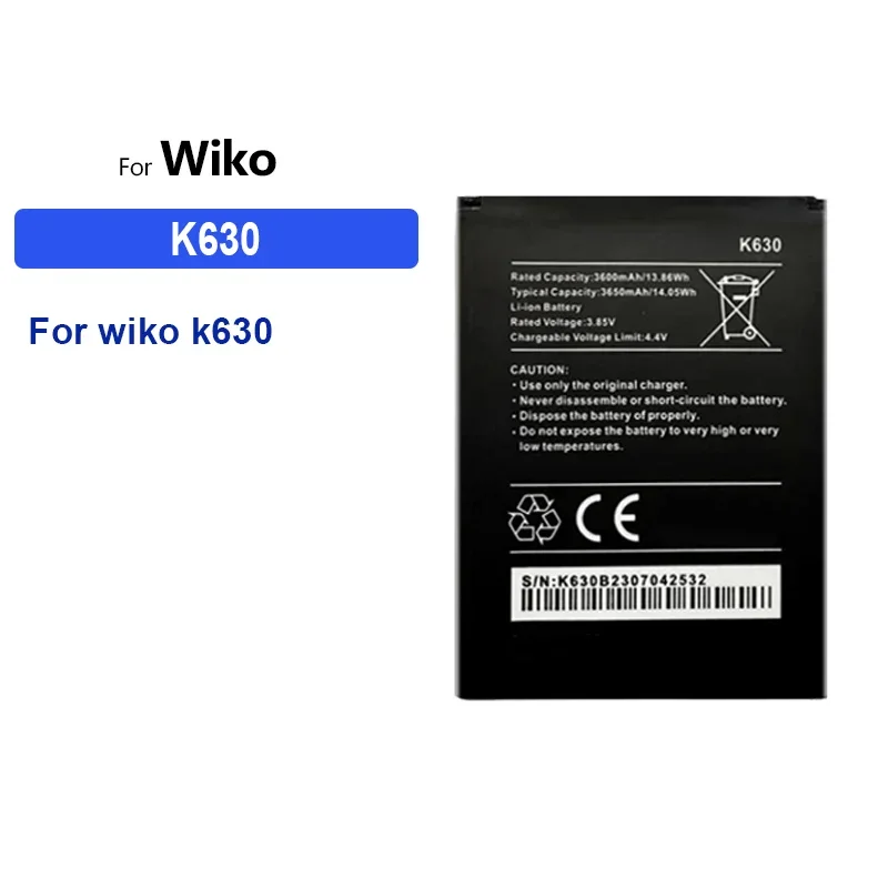 

Battery 1000mAh-5000mAh For Wiko Lubi4 Power U10 View 4 Prime Cink Slim 1090 2610 C330 5260 5320 P710 Goa BQ-5504 U feel Lite