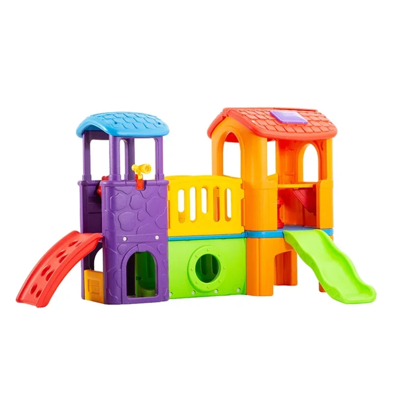 

Plastic Indoor Playground Outdoor indoor Playground Kids Playhouse for Children Slide combined Slide