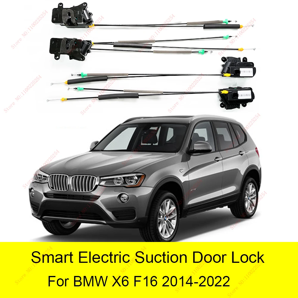 

Smart Auto Electric Suction Door Lock for BMW X6 E71 F15 G06 2008-2024 Automatic Soft Close Door Super Silence Car Vehicle Door