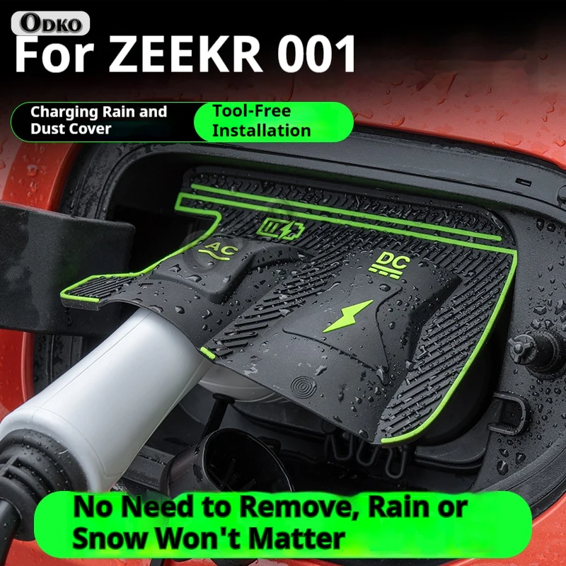 For ZEEKR 001 007 7X Dedicated New Energy Car Charging Port Waterproof Protector Cover Gun Rain Cover Charger Port Cover