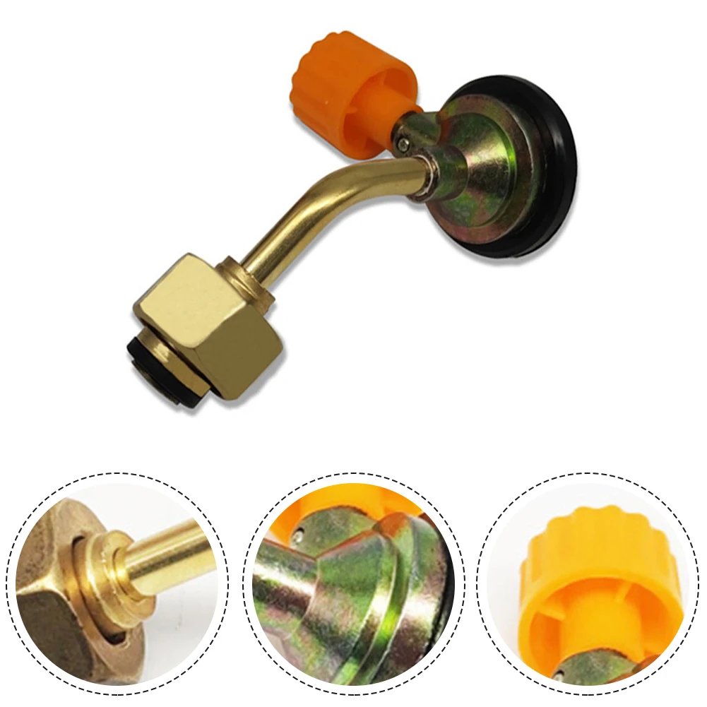 

Only 1 Pc Refillable Adapter Outdoor Camping For Gas Butane Cylinder Tank Refill Connector Adapter 9.7*6.8*7cm Parts