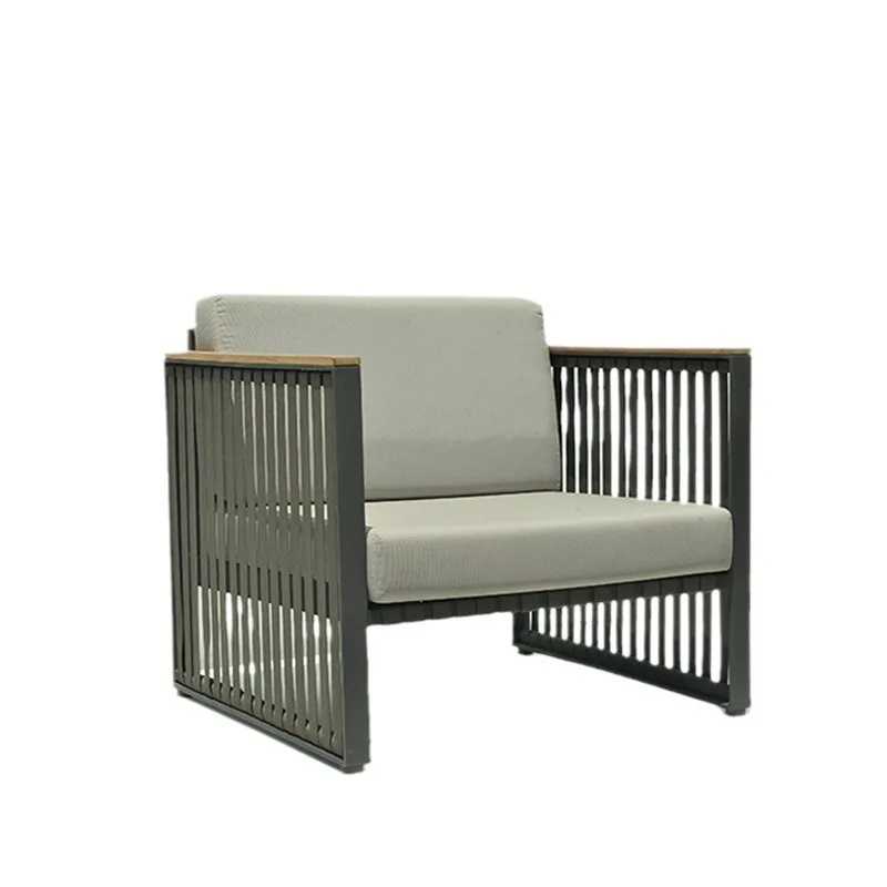 

Outdoor sofa courtyard terrace living room woven rattan chair combination garden sun room aluminum alloy outdoor