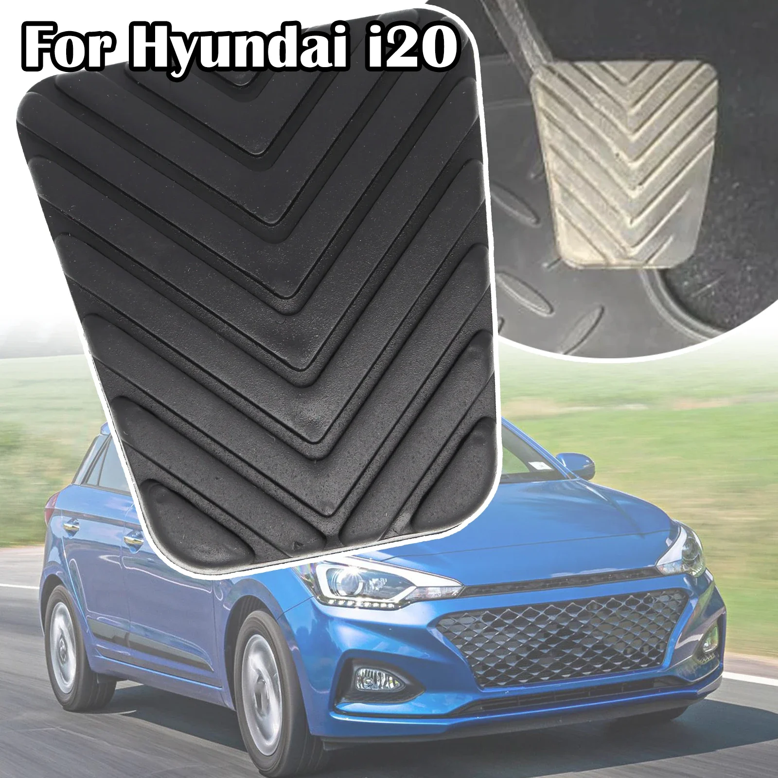 

Brake Clutch Pedal Pad Cover For Hyundai i20 i30 Elantra Touring GT 2008 - 2017 i40 12-17 iX20 2010 2011 2012 2013 2014 2015