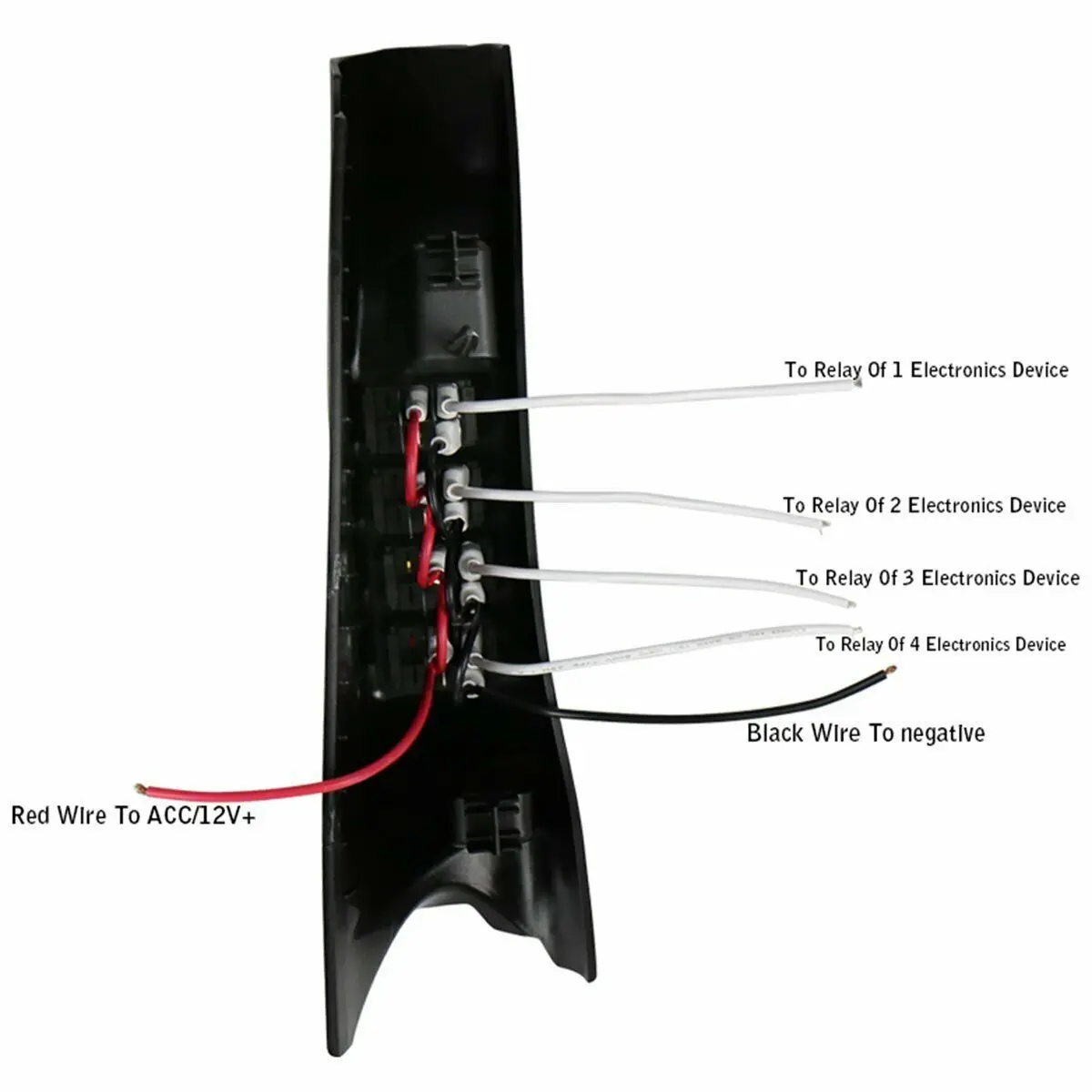 Carro A-Pilar Switch Pod Painel, Rocker do lado esquerdo para Jeep Wrangler JK 2007-2017