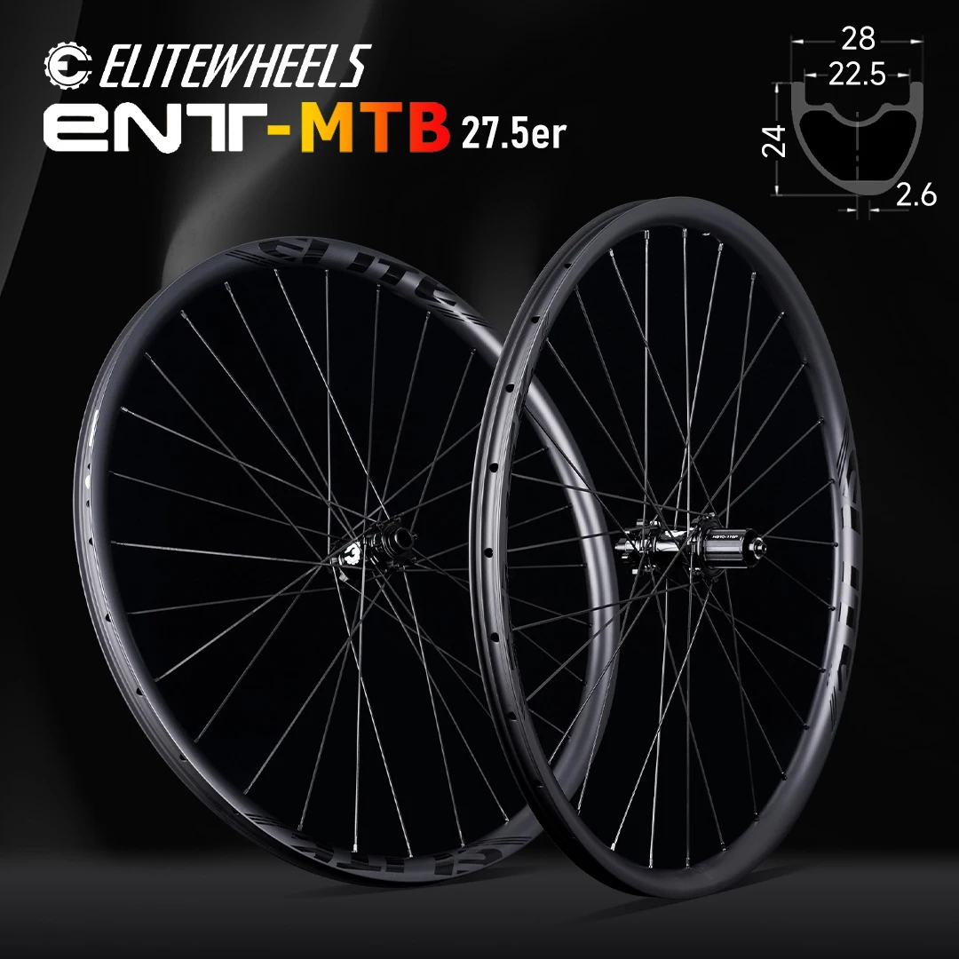 ELITEWHEELS 27.5er MTB Carbon Wheelset Trail XC M11 Straight Pull Hub Match Twelve Types Of Rim Cross Country All Mountain