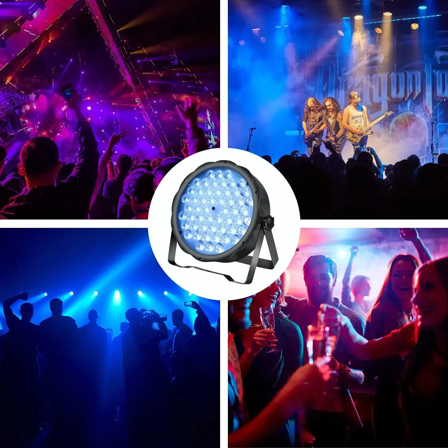 Imagem -05 - Betopper-led Par Light com Suporte 54*1.5w Dmx e Controle de Som Luzes dj Iluminação Palco Barras Festas Performance Place Lpc008