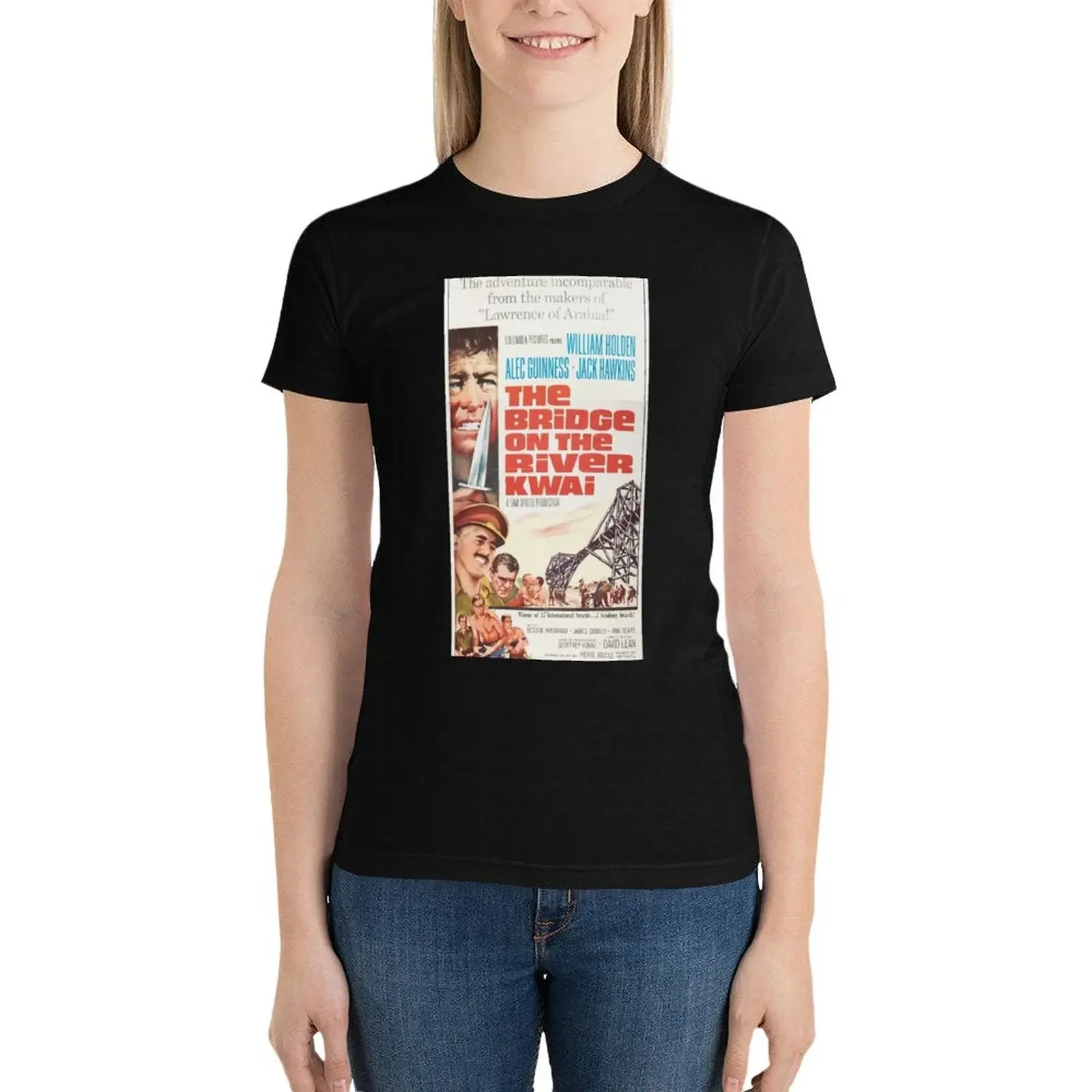 

David Lean The Bridge on the River Kwai T-Shirt Aesthetic clothing summer tops graphic t-shirts for Women