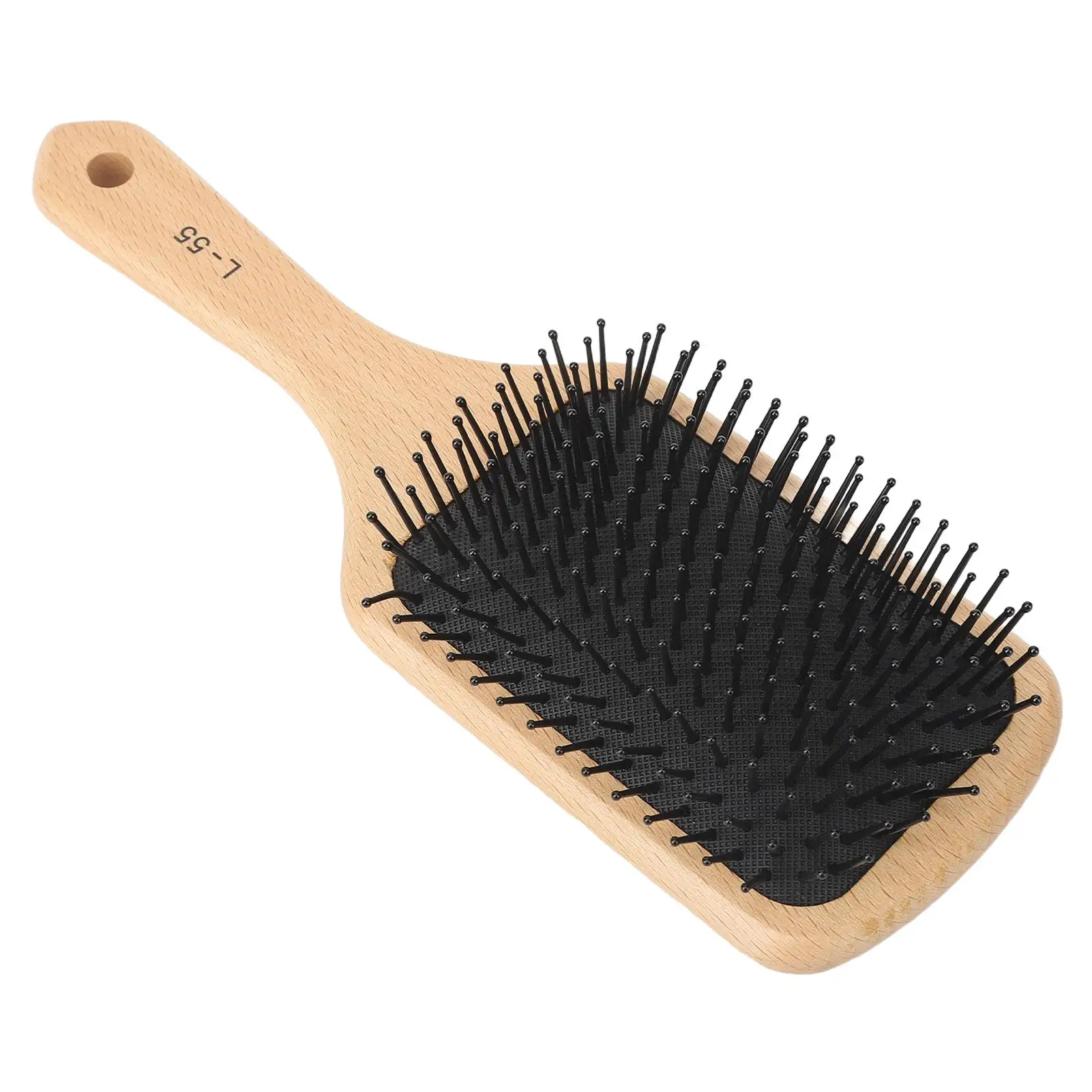 Portable Ergonomic Hair Styling Brush: Prevents Deformation, Detangles & Cleans with Ease. Ideal for men & for salon Use.