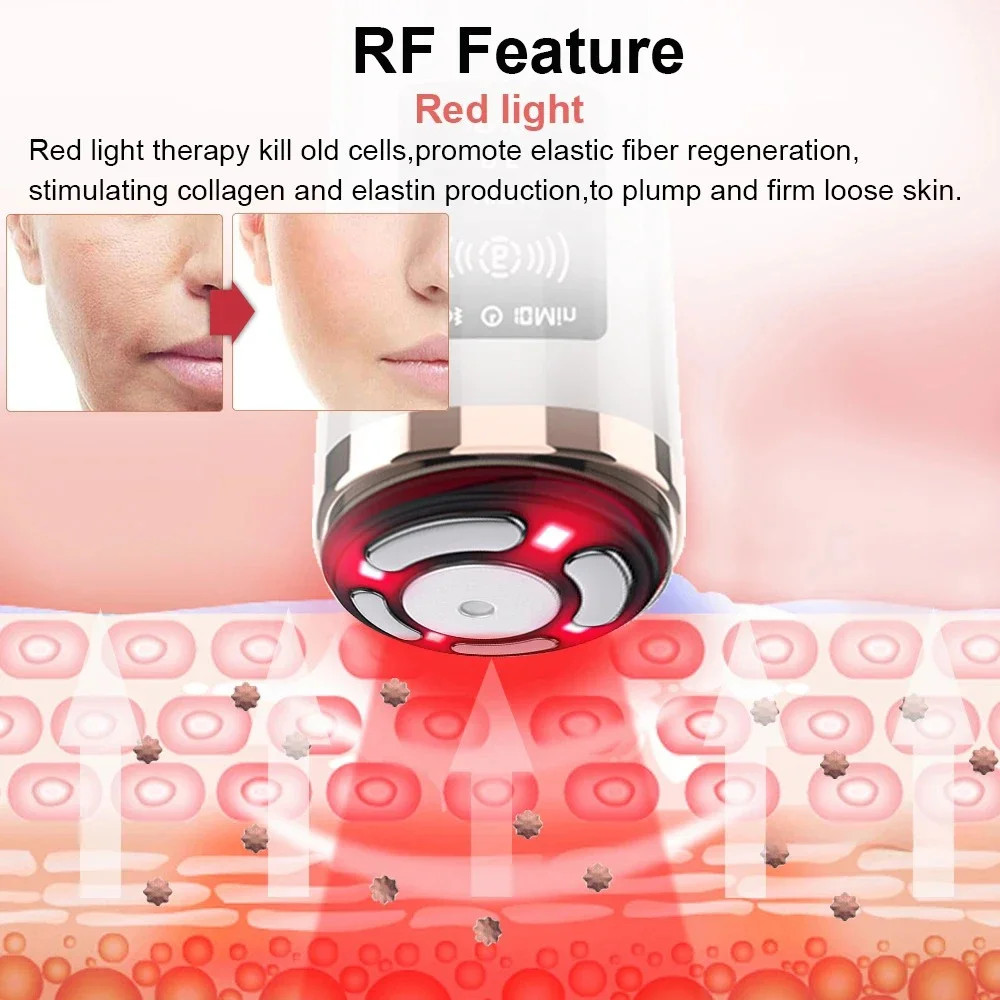 Radio Frequency Beauty Device, Portable Facial Lifting Beauty Device, EMS Microcurrent Skin Rejuvenation Instrument Beauty Salon