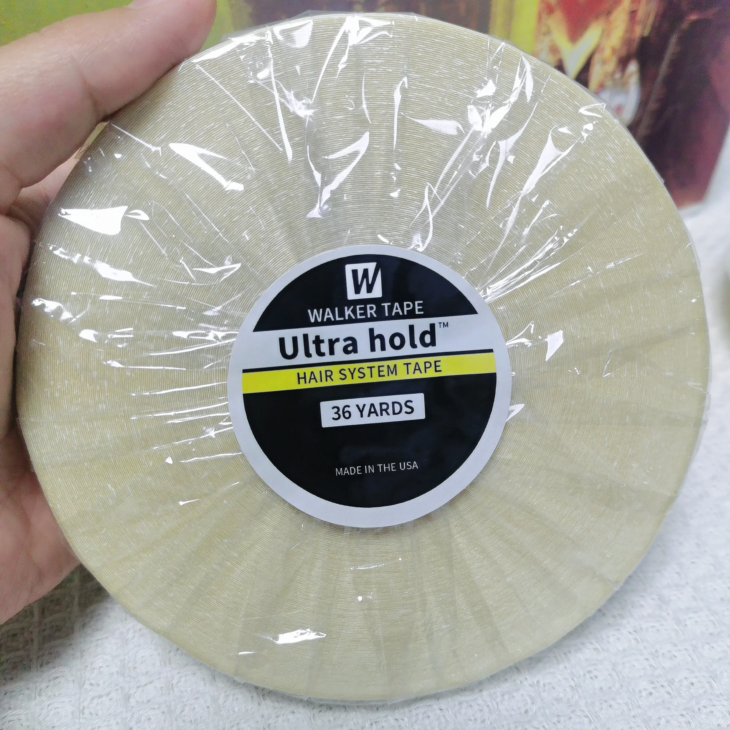 

36 ярдов клейкая лента для наращивания волос, клейкая лента Ultra Hold, клей для парика, клей для кружевного парика, система волос, лента для париков