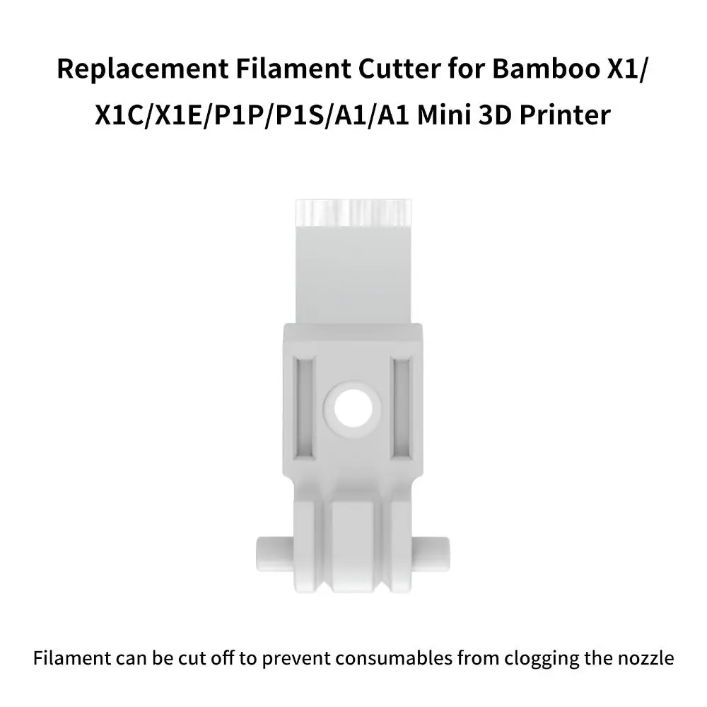 3/9 Pcs Durable Filament Cutter Resin with Box Blades Replacement for Bambu Lab X1/X1C/P1S/P1P/A1/A1 Mini