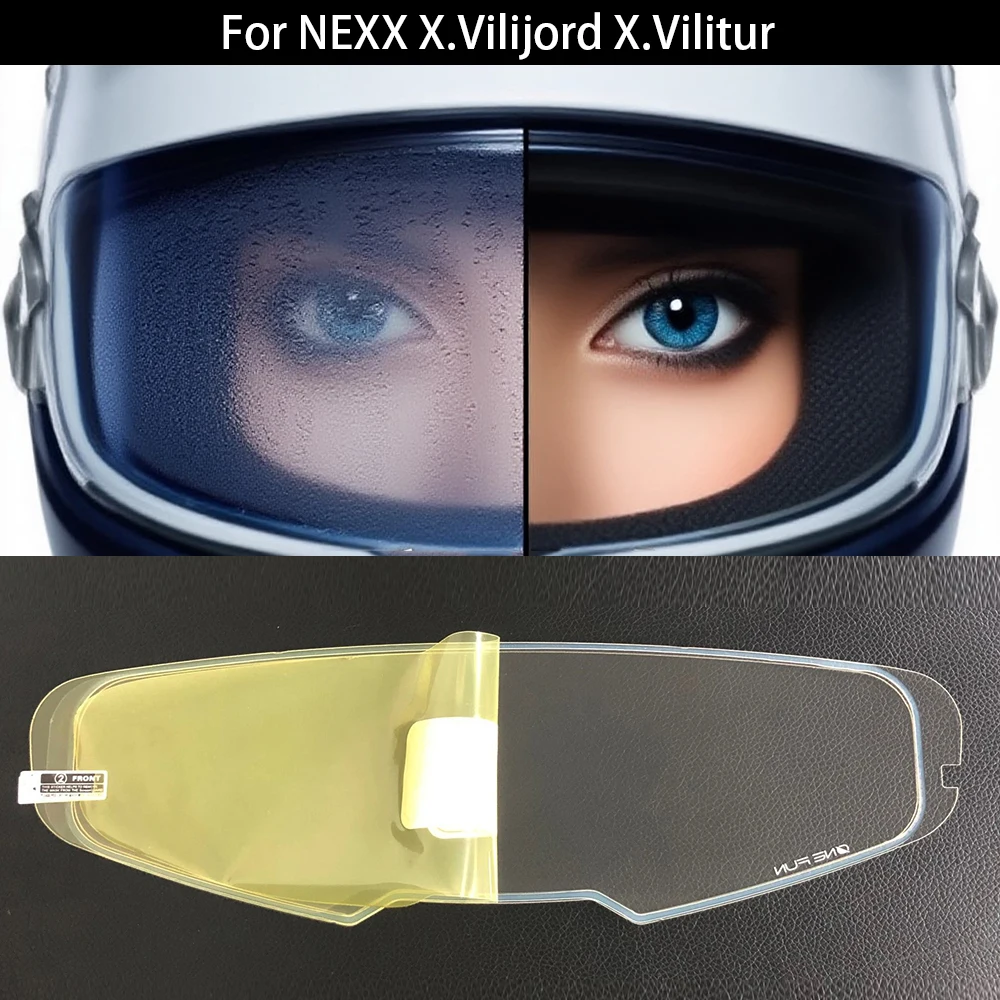 

Motorcycle Helmet Lens Anti Fog Film Accessories For NEXX X.Vilijord X.Vilitur Helmet Visor Film Anti Fog