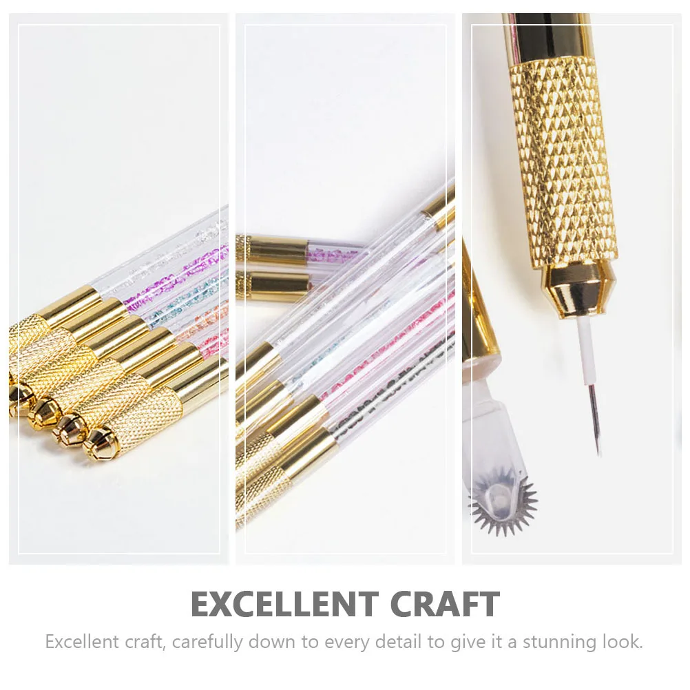 

Dual Tip Rhinestone Microblading Pen for Salon Use Elegant Handle Design Smooth Operation High Precision