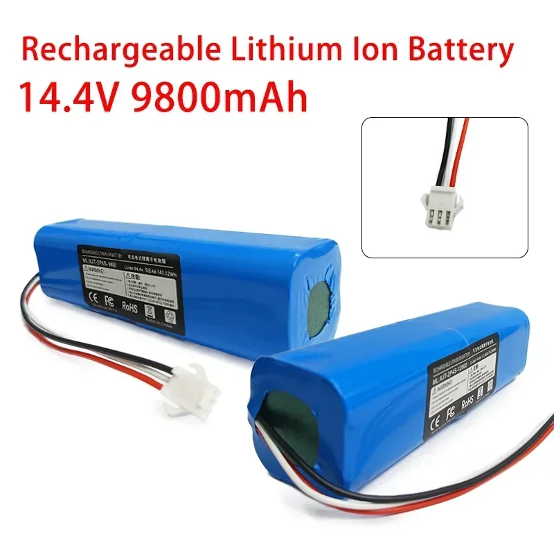 

Original 4P2S 6800mAh 9800mAh 12800mAh 16800mAh For XiaoMi 14.4V Viomi S9 Lydsto R1 Roidmi Eve Plus lithium battery