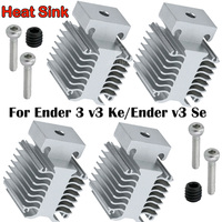 Heat Sink For Creality Ender 3 V3 Se Ceramic Heating Block Ender 3 V3 Se Accessories Ender 3 V3 KE Radiator3d Printer Parts