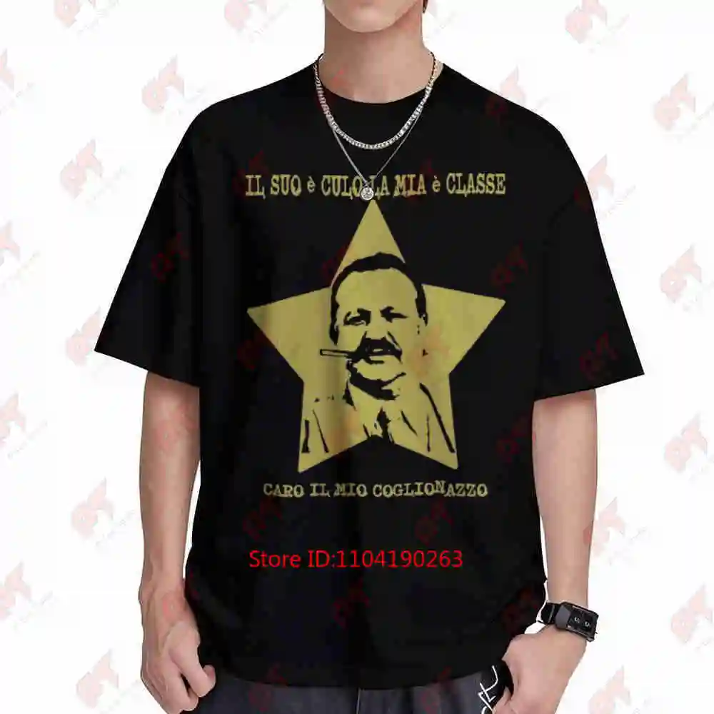 Fantozzi New Industria Classe Gioco Biliardo Short Sleeve Tee 100% Cotton T-Shirt