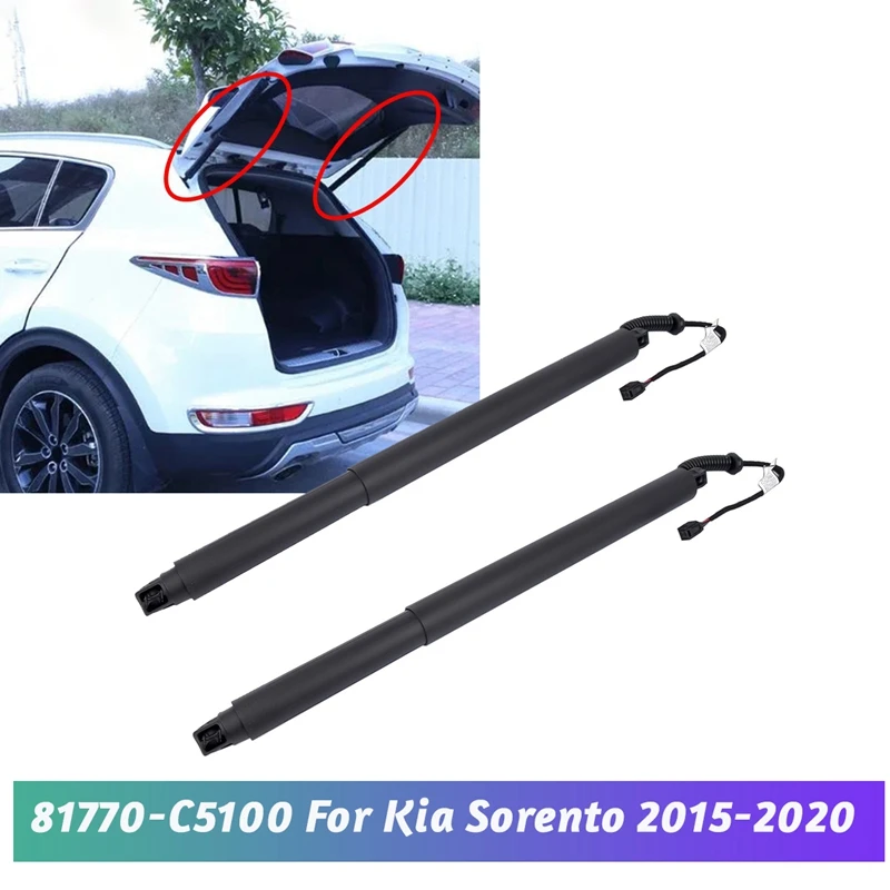 

2Pcs Car Electric Tailgate Lift Support 81770-C5100 For Kia Sorento 2015-2020 Hatch Lift Gate Actuator Assy 81770C5100