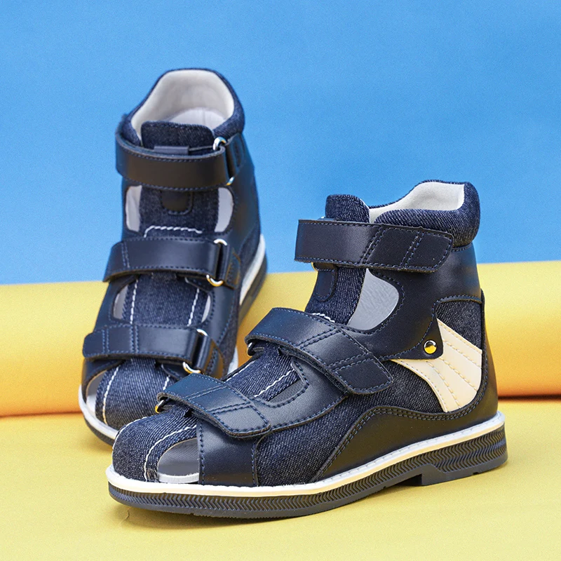 Princepard Orthopedic Kids Sandals for Boys Girls Summer Open Toe Corrective Arch Support Shoes Babies First Walk Thomas Sole