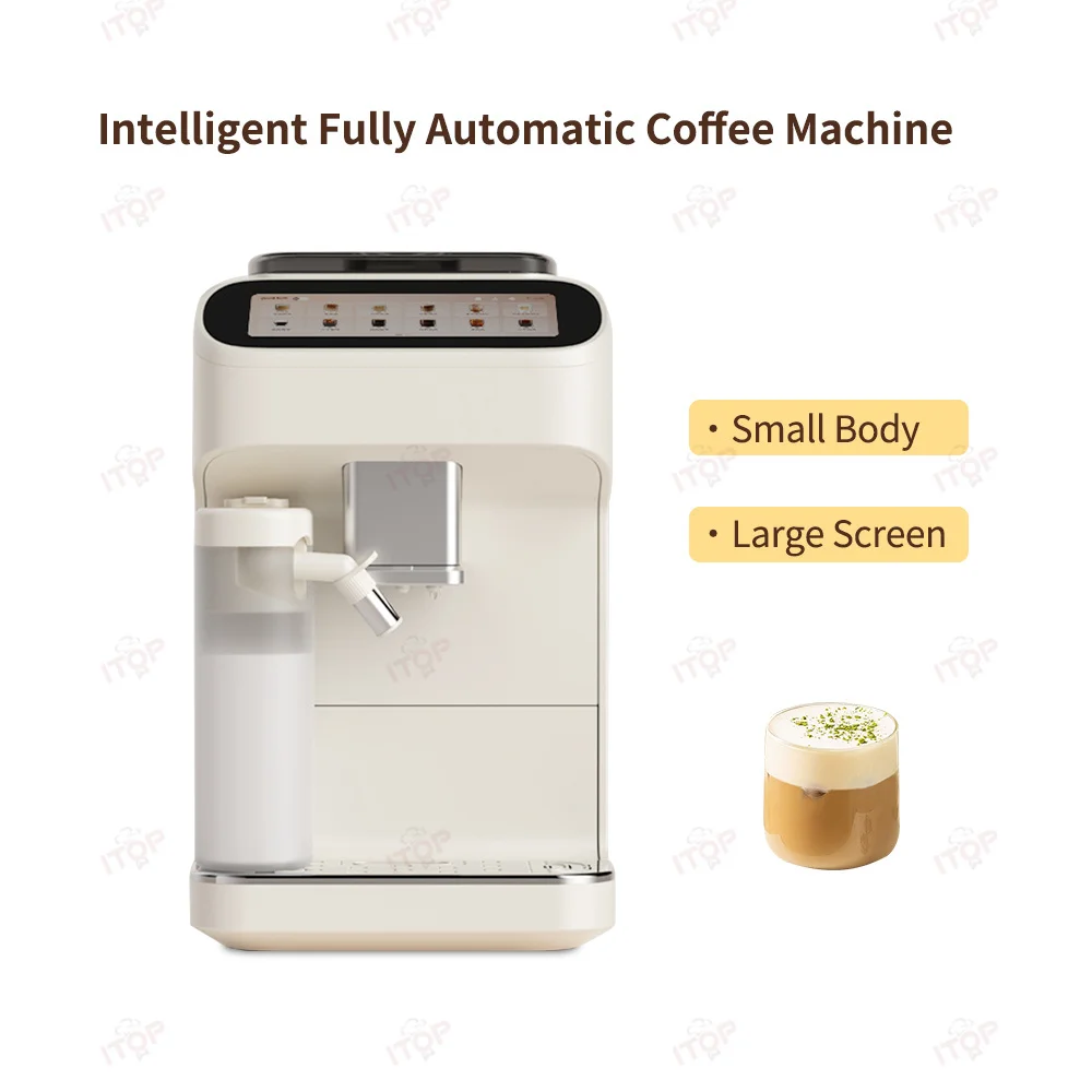 فندق الاستخدام المنزلي 250 جرام سعة صندوق الفول 19 بار كابتشينو لاتيه ماكينة صنع القهوة الأوتوماتيكية