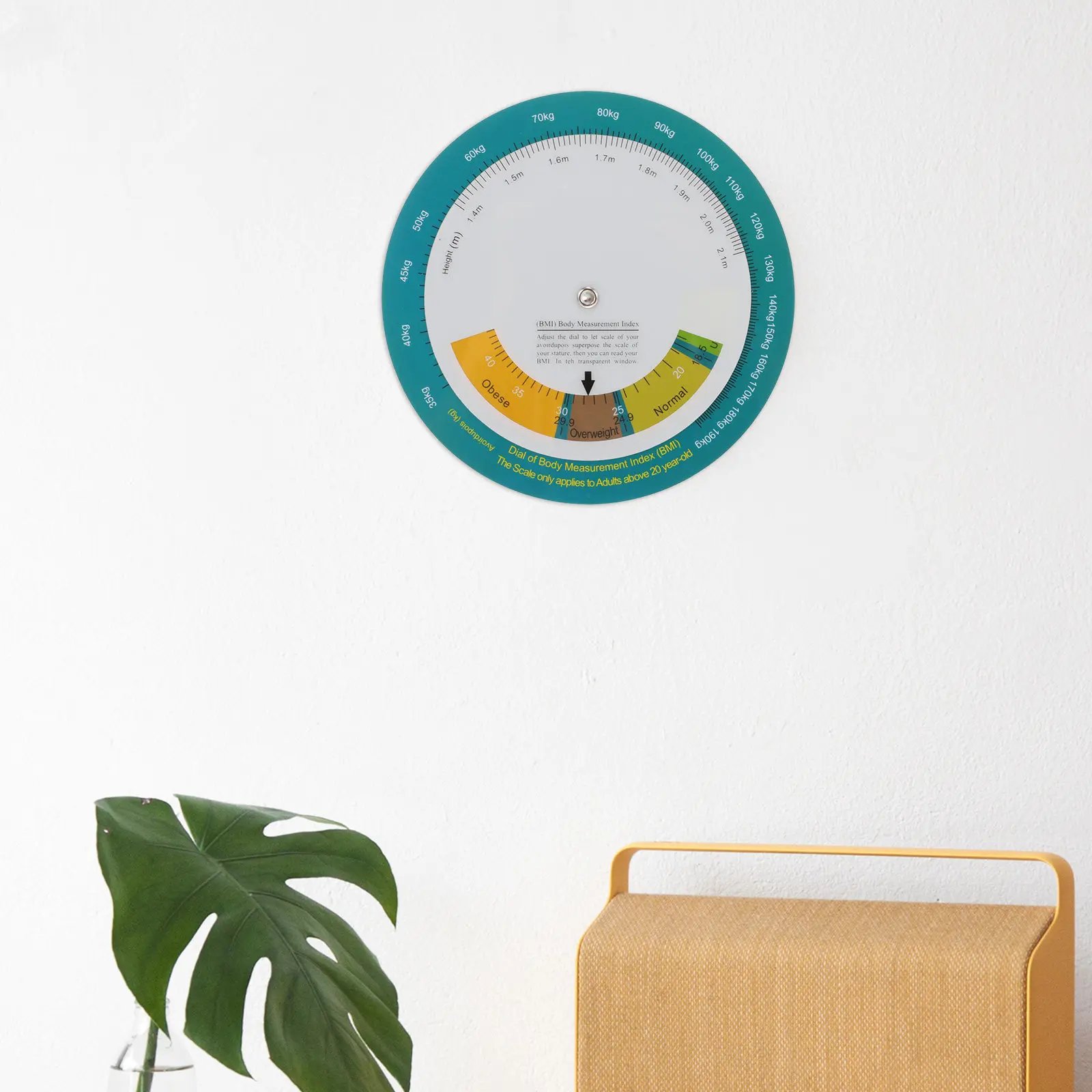 

Hanging Bmi Index Body Weight Chart Wall Mount Quick Look Tool Male Female Obesity Monitor Bmi Measurement Tool