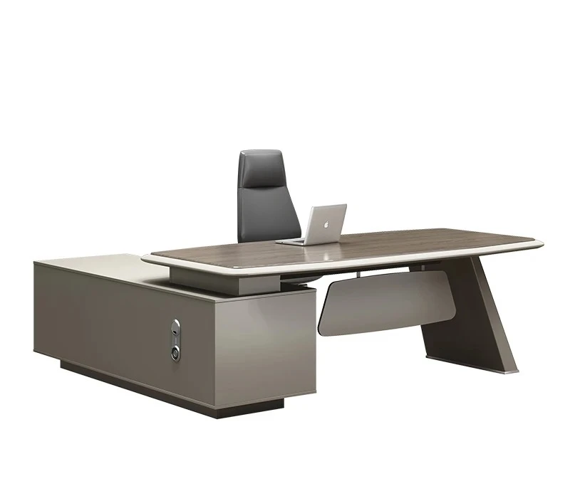 

Boss L Shape Manager Storage Executive Desk Designer Corner Computer Study Desks Shelves Drawer Bedroom Home Office