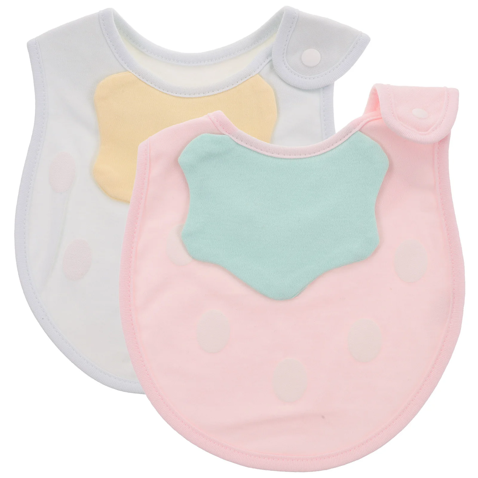 

2 шт. детские клубничные нагрудники, удобные хлопковые впитывающие детские полотенца со слюной, многоразовые нагрудники для кормления для малышей