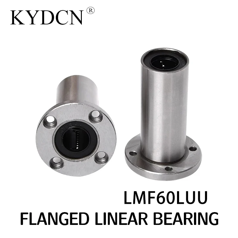 1pcs LMF60LUU long type flange linear bearing CNC Linear Bush