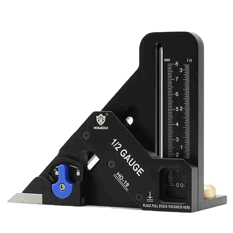 Woodworking Positioning and Marking Machine, High-precision Finding of 1/2 Center Line, Table Saw Cutting Limit Auxiliary Tool