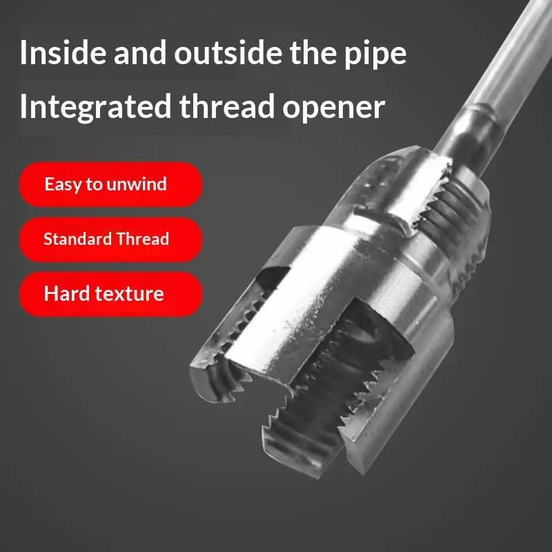 

1 Set Electric Drill Pipe Threading Device Integrated Water Pipe Thread Opener PPR Thread Repair Tool For 1/2 3/4 Plumbing