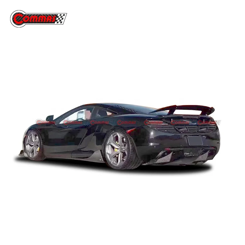 Good Quality DNC Style Carbon Fiber Auto Parts Rear Spoiler for McLaren 650 MP4 12C Rear Car Wing 2