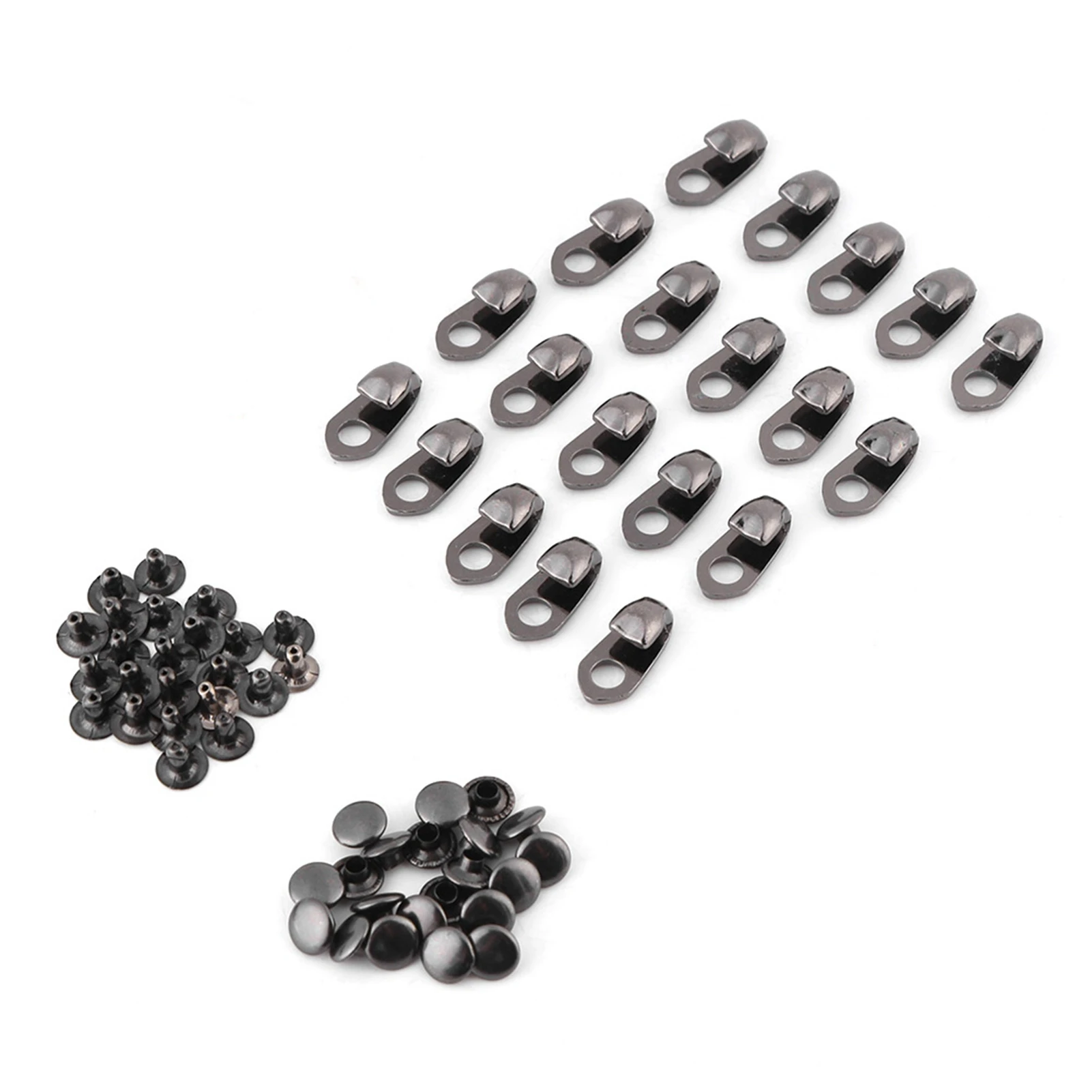 /set Boot Hooks Lace Fittings With Rivets for Repair/Camp/Hike/Climb Accessories Climb shoelace buckle