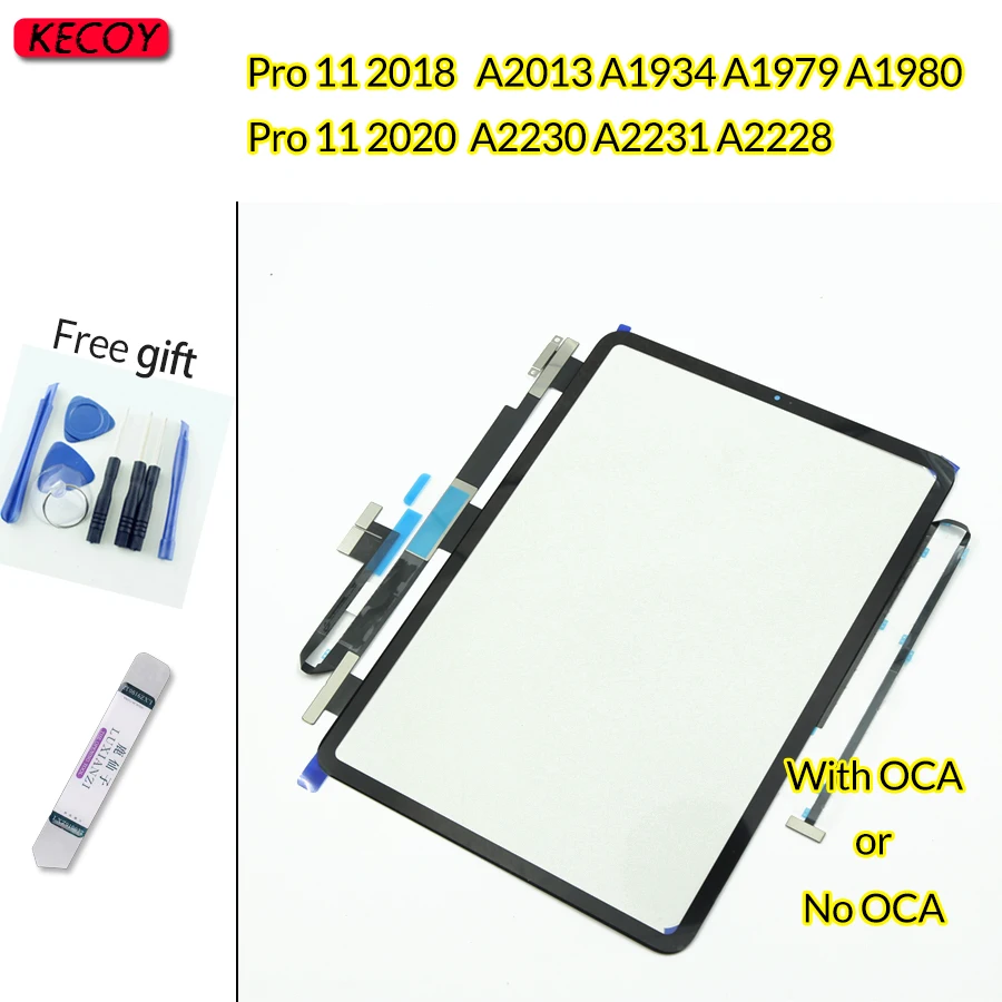 

Original Touch For iPad Pro 11 2018 2020 A2013 A1934 A1979 A1980 A2230 A2231 A2228 Touch Screen Glass Digitizer Sensor Panel