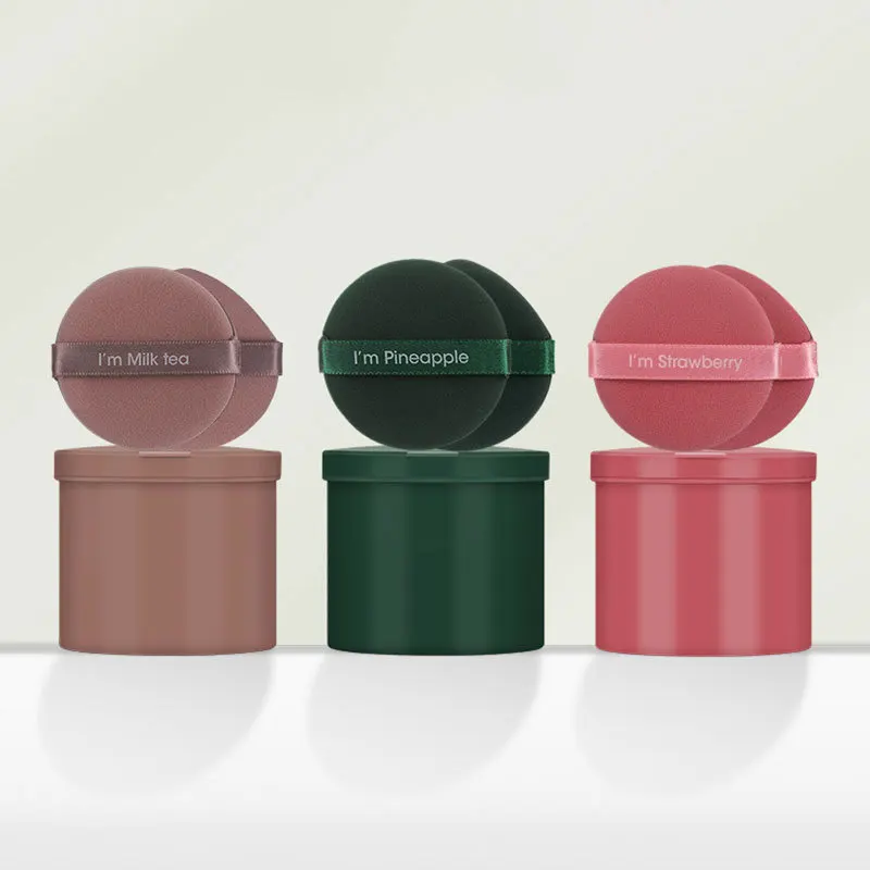 Bouffée à coussin d'air sec et humide, mélangeur de beauté élargi à double usage, éponge de maquillage, bouffante cosmétique