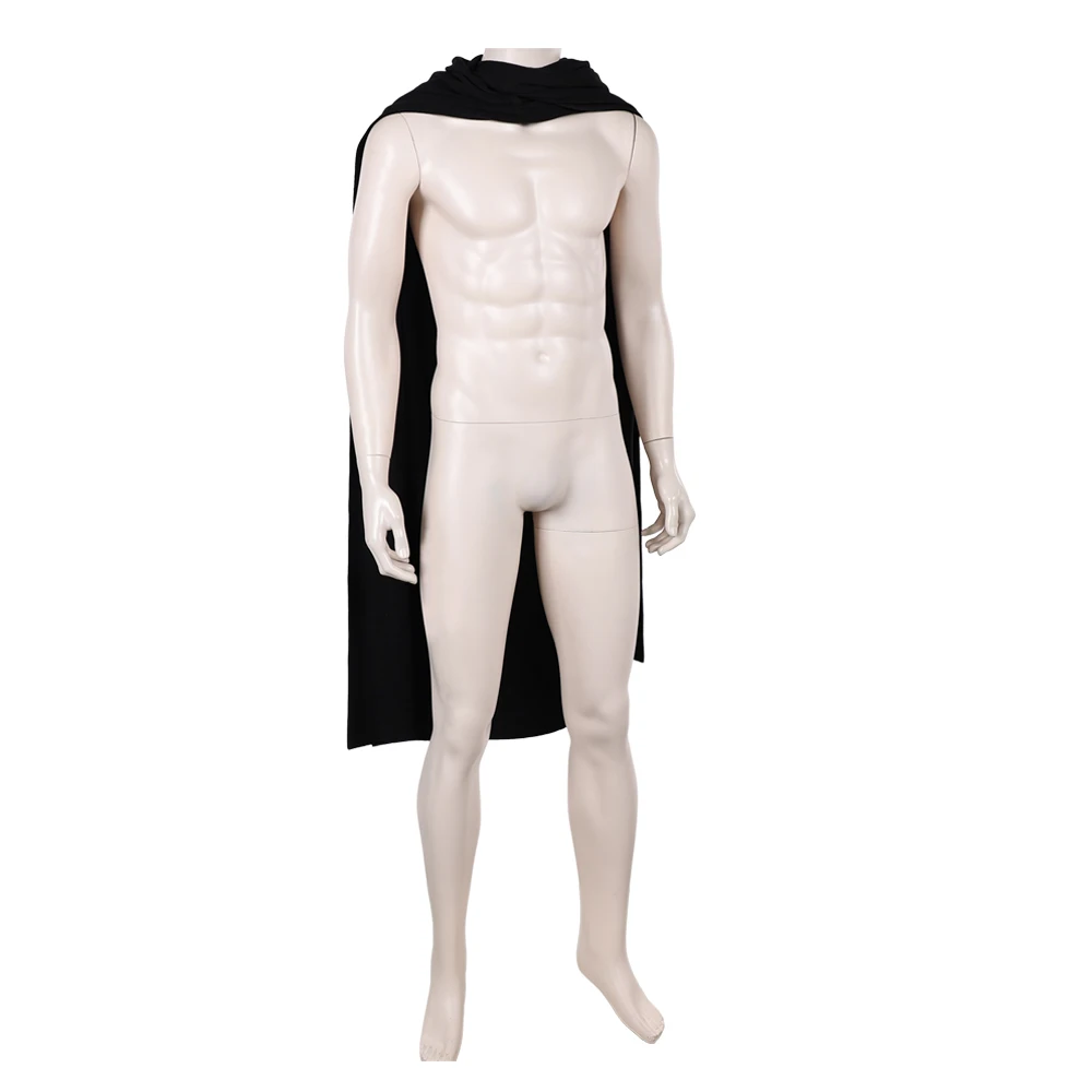 Capa de Cosplay de Din Djarin para Hombre, Capa Negra de Fantasía para Juego de Rol, Disfraz de Película, Manto para Adultos, Traje para Halloween, Carnaval y Fiestas