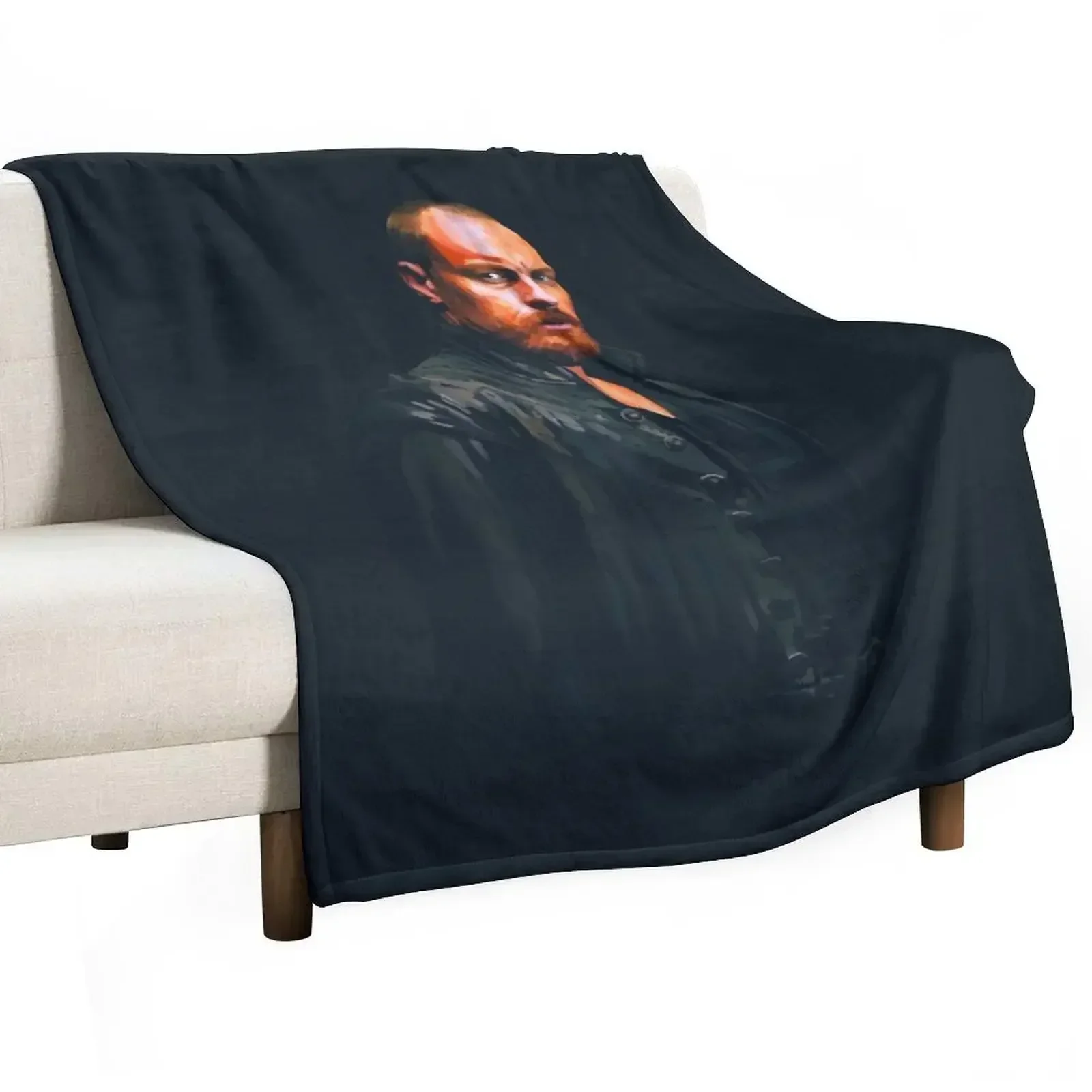 

Captain James Flint Painting Throw Blanket for sofa Beach Flannels Blankets