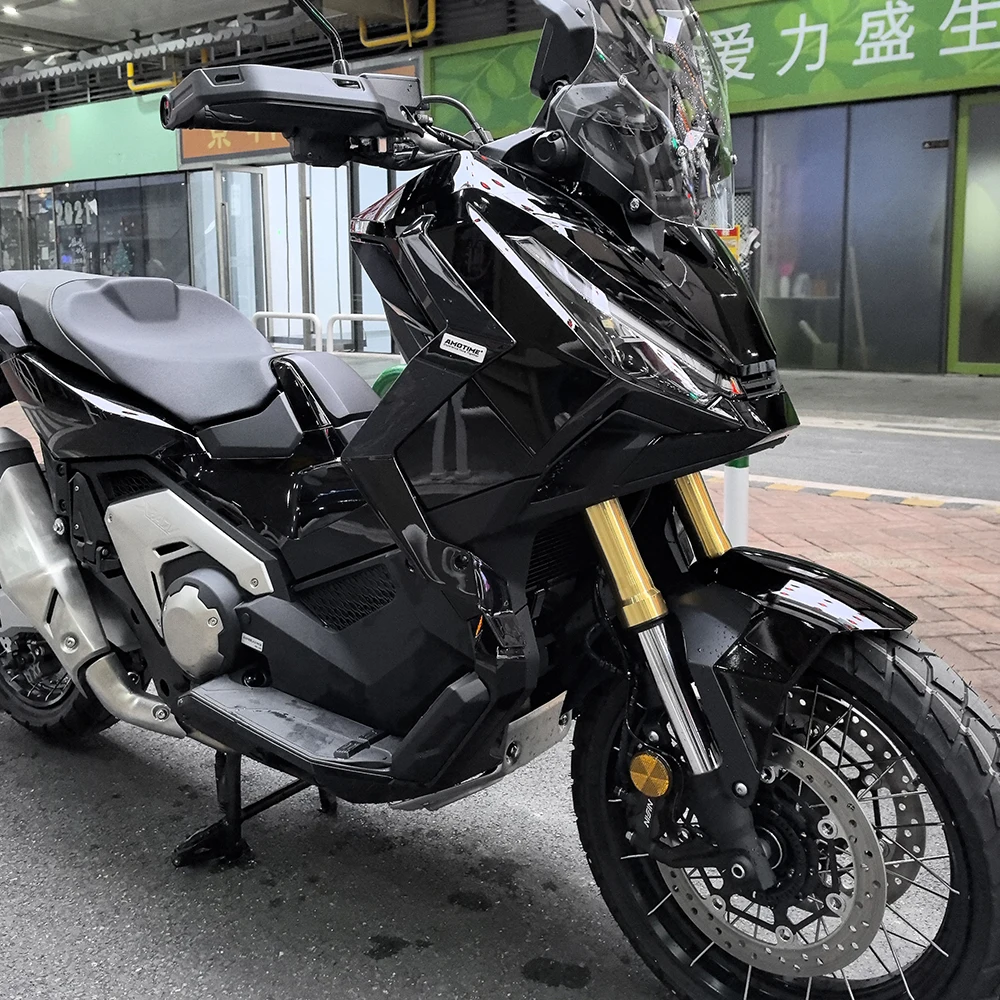 X-ADV 750 ブラックカーボンファイバー バイクカウル FOR HONDA XADV750 2025 2026 Wind Deflector