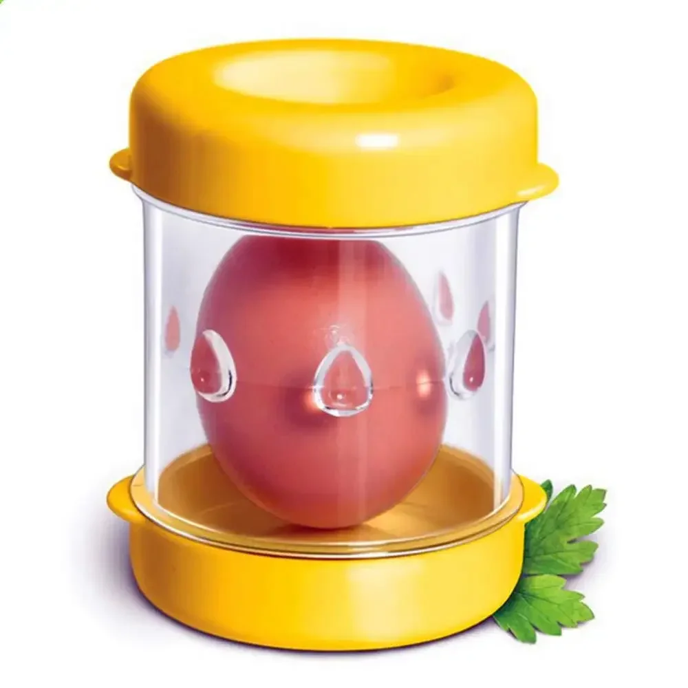 Hand-Cranked Automatic Egg Sheller 1pc New Household Shell Peeling Machine Egg Opener Tool Fully Automatic Small for Kitchen