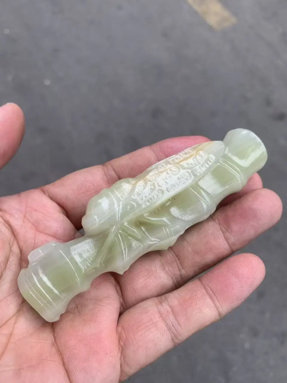 

Antique Jade Statue Cicada chirping Sculpture Collectible Artifacts