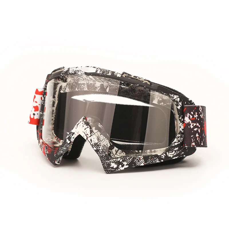 Men Motorbike Off‑Road Goggles, Dust‑Block Anti‑UV Motocross Dirtbike Enduro Helmet‑Friendly Riding Eyewear