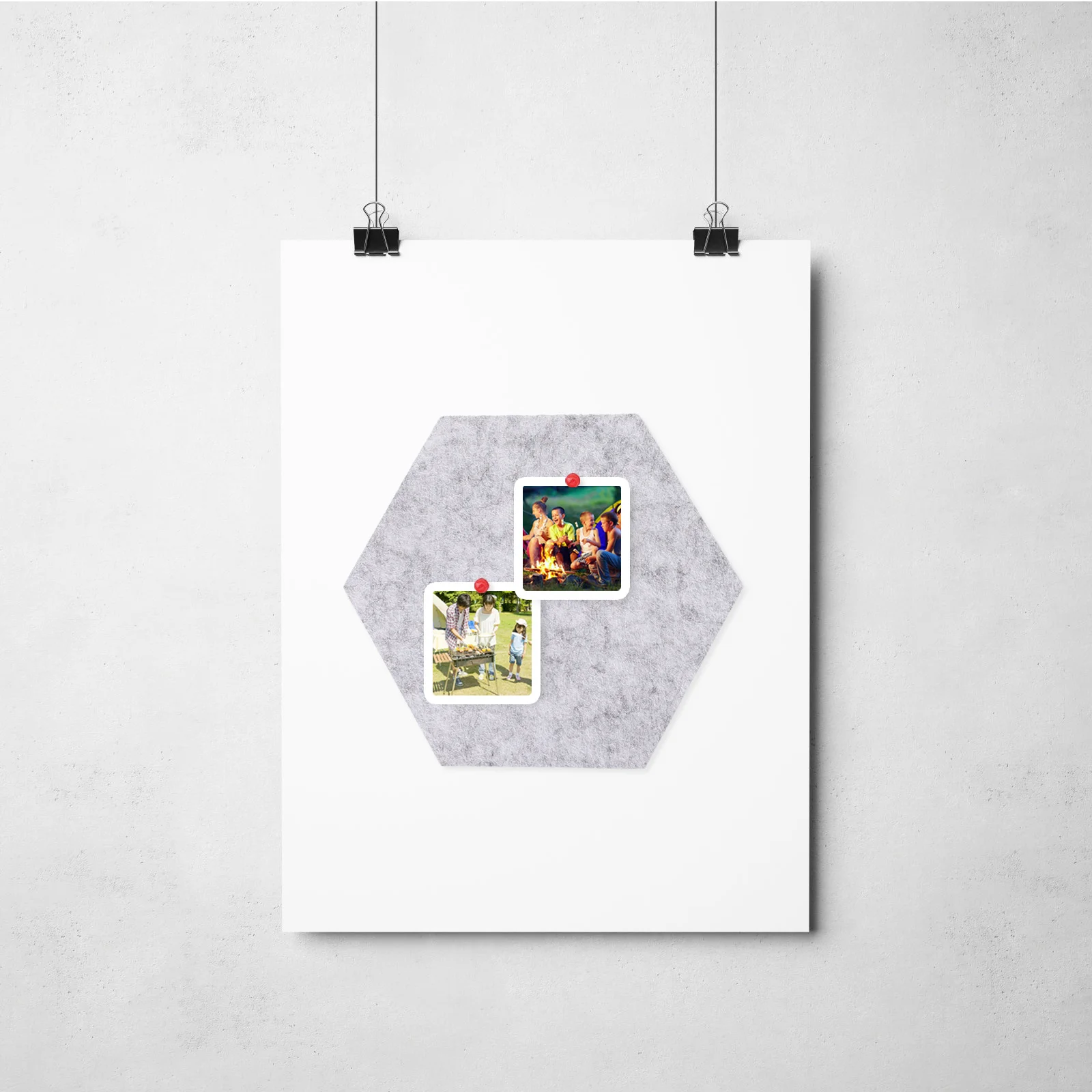 

6pcs Hexagon Message Board Felt Wall Panels Colorful Bulletin Tiles For Bedroom Kindergarten Office Soundproofing Mat