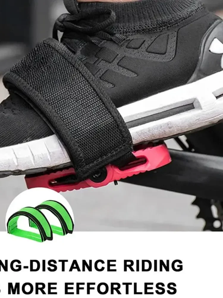 AliExpress NONE 2PCS Bicycle Pedal Straps Toe Clip Strap Belt Adhesivel Bike Pedal Tape Fixed Gear Cycling Fixie Cover