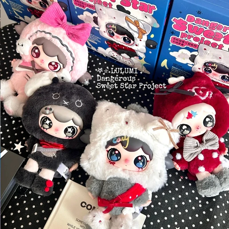

Подлинная серия Lulumi Dangerous Sweet Star Plan, плюшевая виниловая слепая коробка, милая сумка, подвеска, брелок, модная игрушка, подарок на фестиваль для девочек