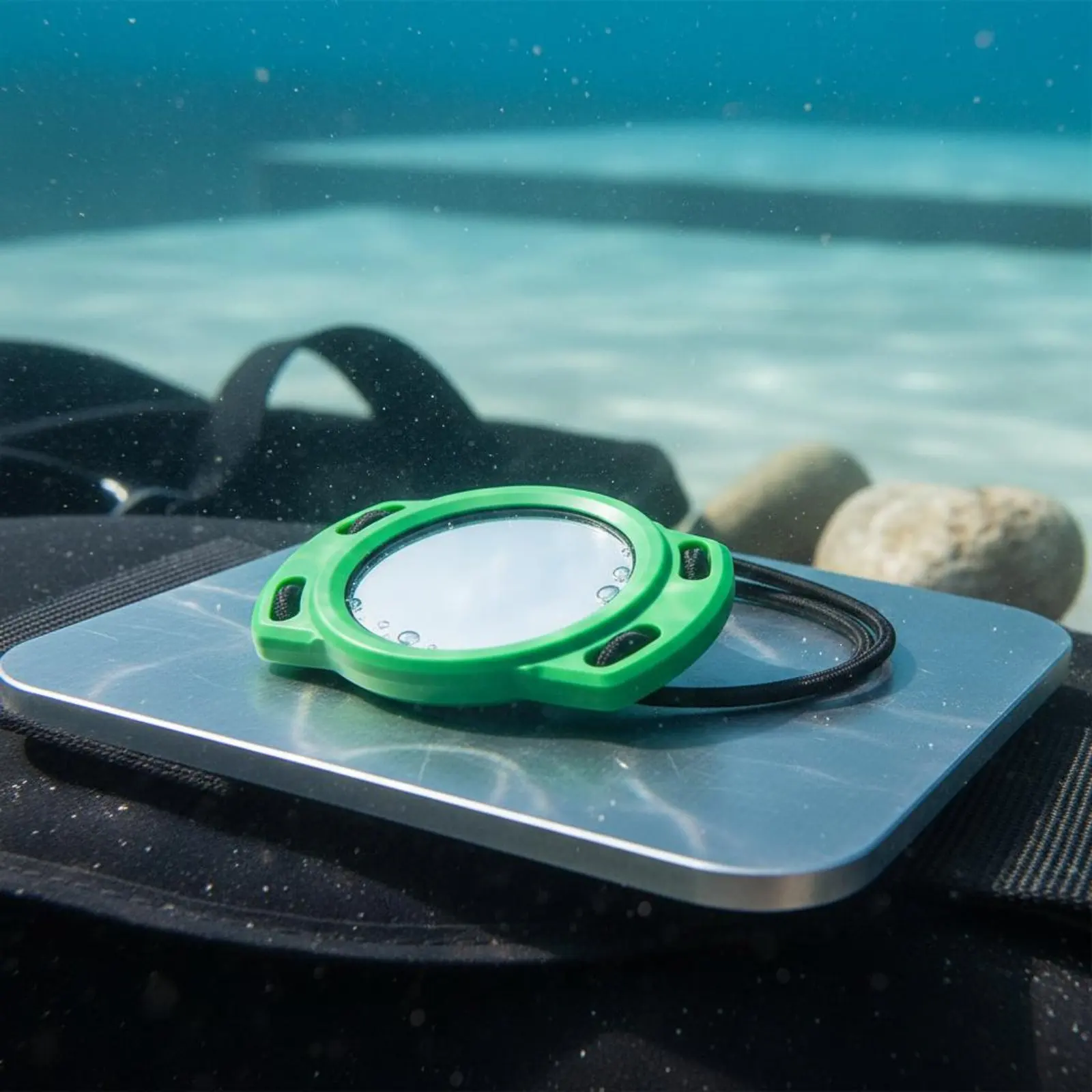 Diver's Individual-Check Mirror Small & Portable Retractable Diving Mirror Wide Angle View for Underwater Exploration