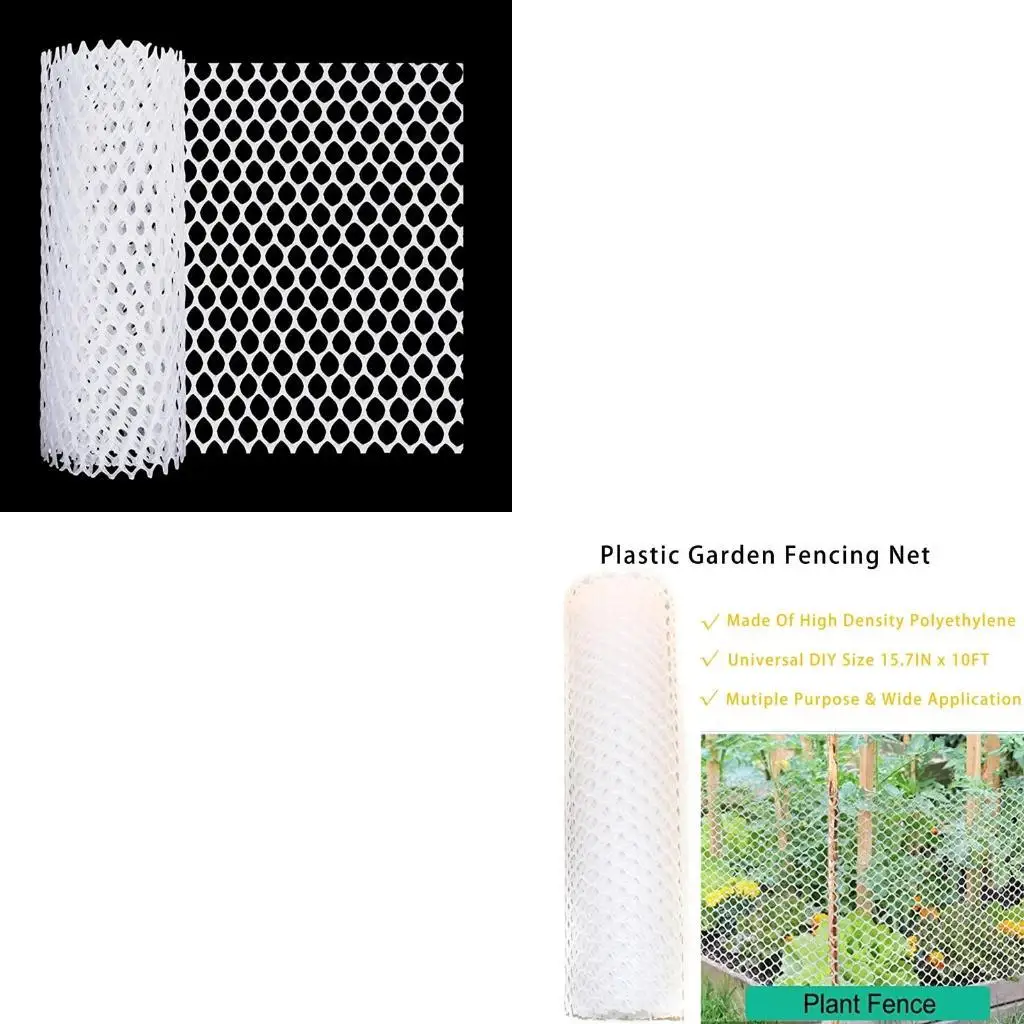 F19B Plastic Garden Fencing Net Hollow Breathable Hexagon Mesh Accessory