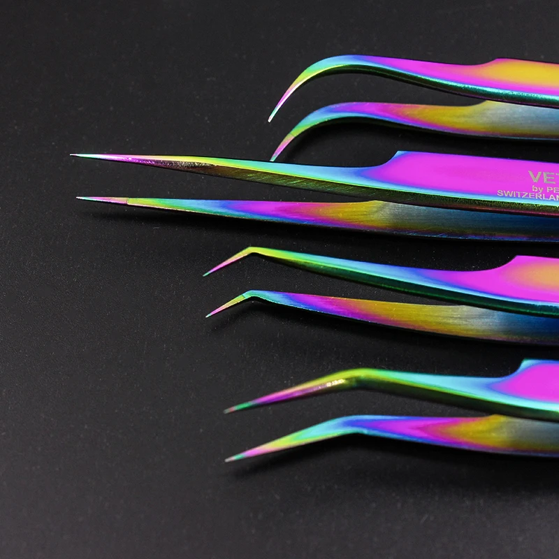 100 % Vetus Original MCS-Serie, neuer Stil, Premium-Wimpernpinzette, ultrafeine Spitze, verbessert für 3D-6D-Wimpernverlängerungen – Detail 3