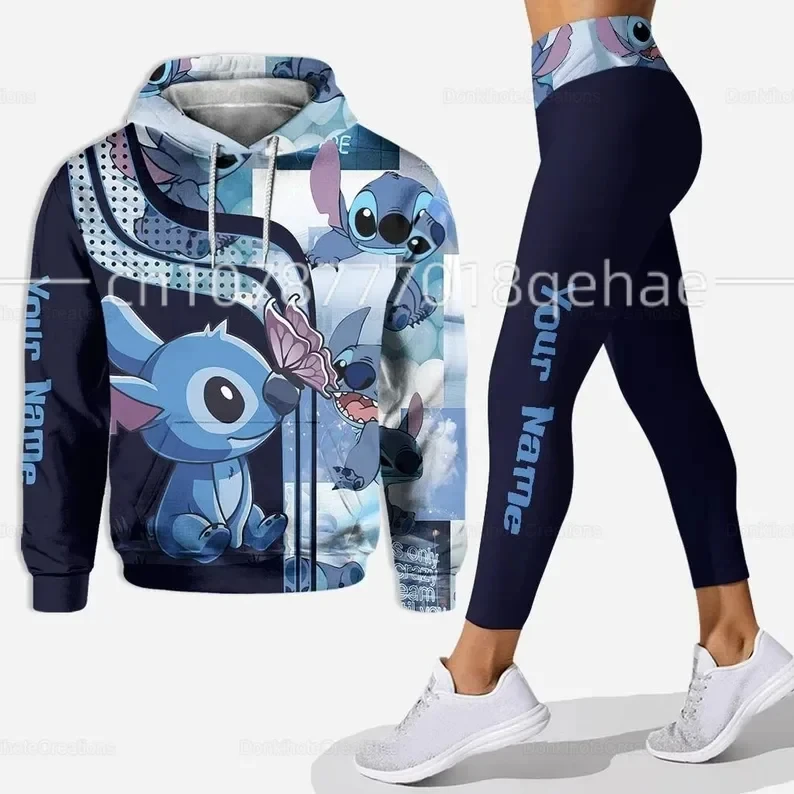 2024 3D printed new women\'s clothing Moletom street fashion yoga pants sports Disney underwear fashion Y2K hooded sweatshirt