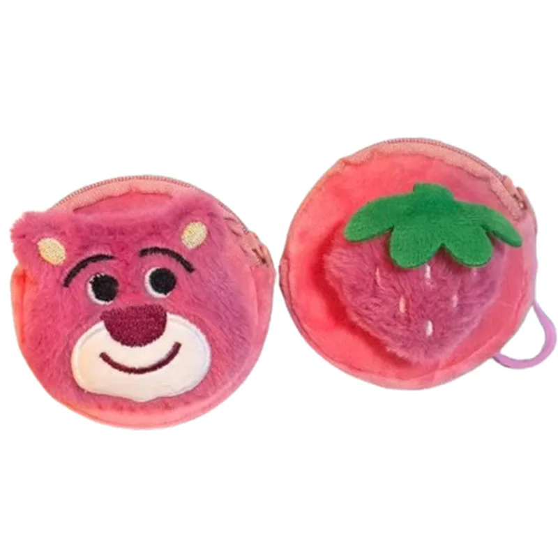 ديزني لوسو محفظة المفاتيح Kawaii المحافظ أنيمي الكرتون لطيف محفظة نسائية للعملات المعدنية للأطفال حقيبة قطيفة المحمولة محفظة نسائية للعملات المعدنية الفتيات الهدايا